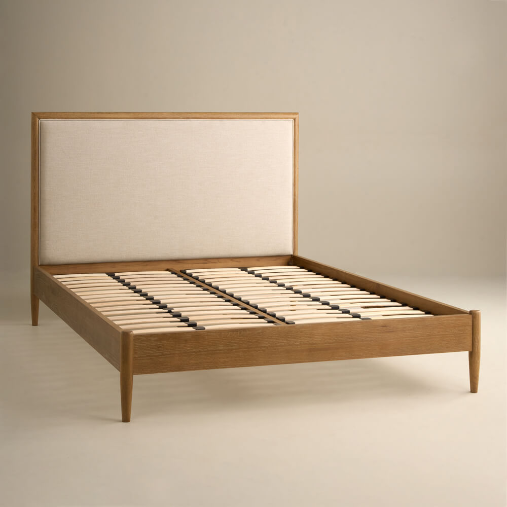 Adina Bed, Weathered Oak, Super King